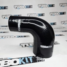 Силиконовый патрубок угол 90 град переход 2"/3" ( 51/76 мм)
